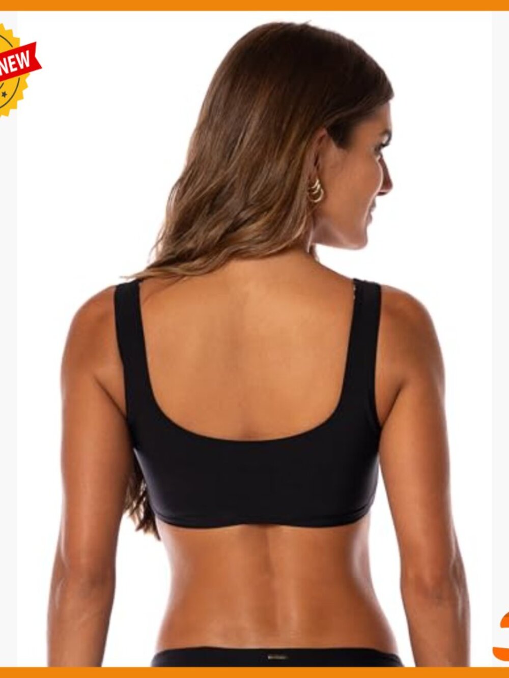 Reversible 4-Way Bralette Top, X-Small, Recycled Polyamide Blend - Picture 6 of 7